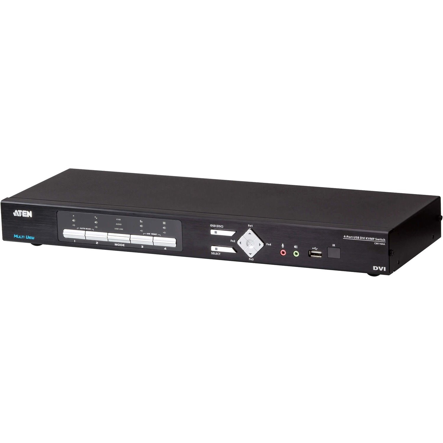 ATEN CM1164A 4-Port USB DVI Multi-View KVMP Switch-TAA Compliant