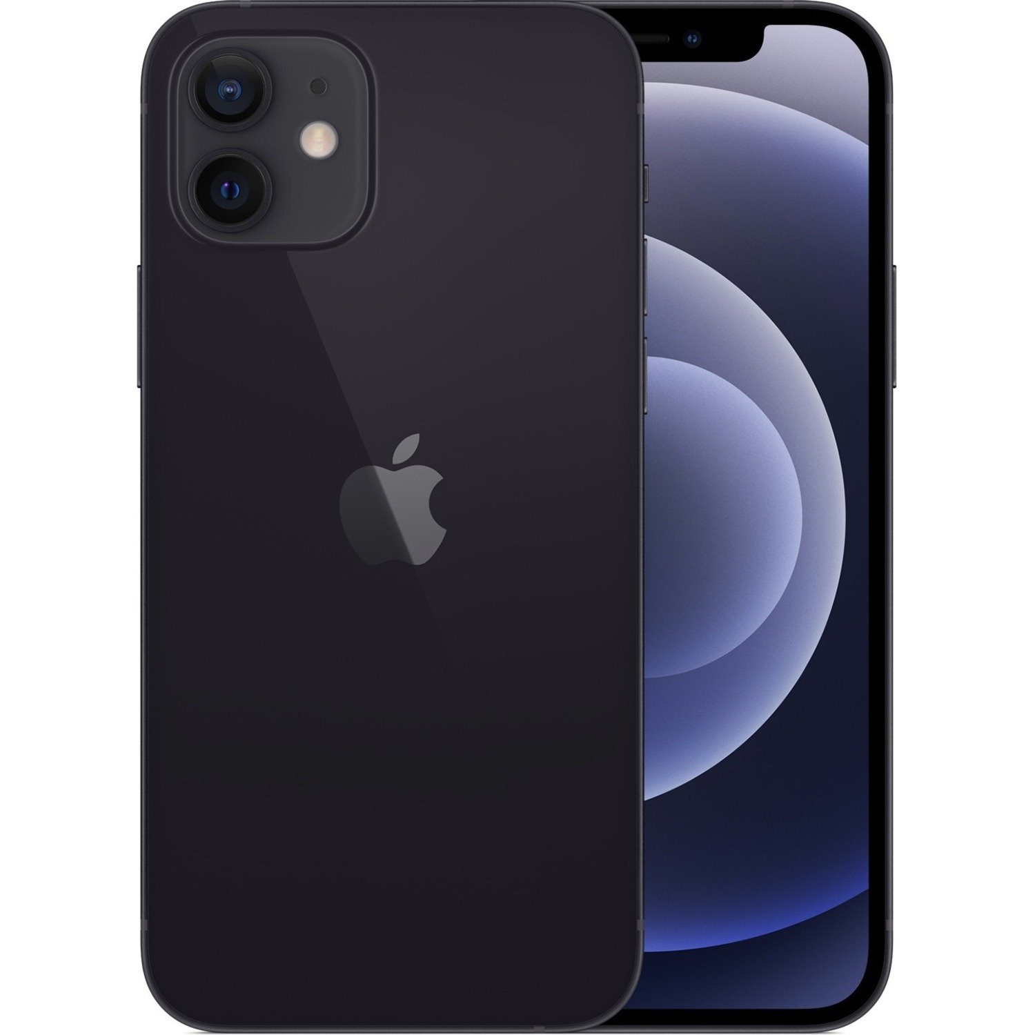 Apple Apple iPhone 12 128 GB Smartphone - 15.5 cm (6.1") OLED Full HD Plus 2532 x 1170 - Hexa-core (3.10 GHz 1.80 GHz - 4 GB RAM - iOS 14 - 5G - Black