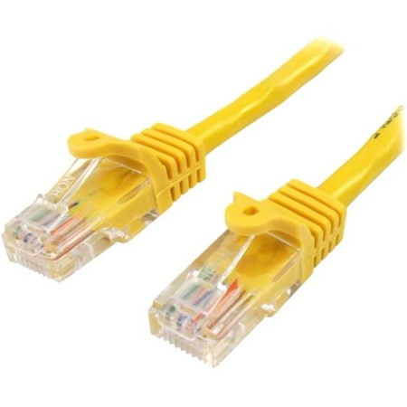 StarTech.com 5m Yellow Cat5e Patch Cable with Snagless RJ45 Connectors - Long Ethernet Cable - 5 m Cat 5e UTP Cable