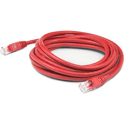 AddOn 7ft RJ-45 (Male) to RJ-45 (Male) Red Cat6A FTP PVC Copper Patch Cable