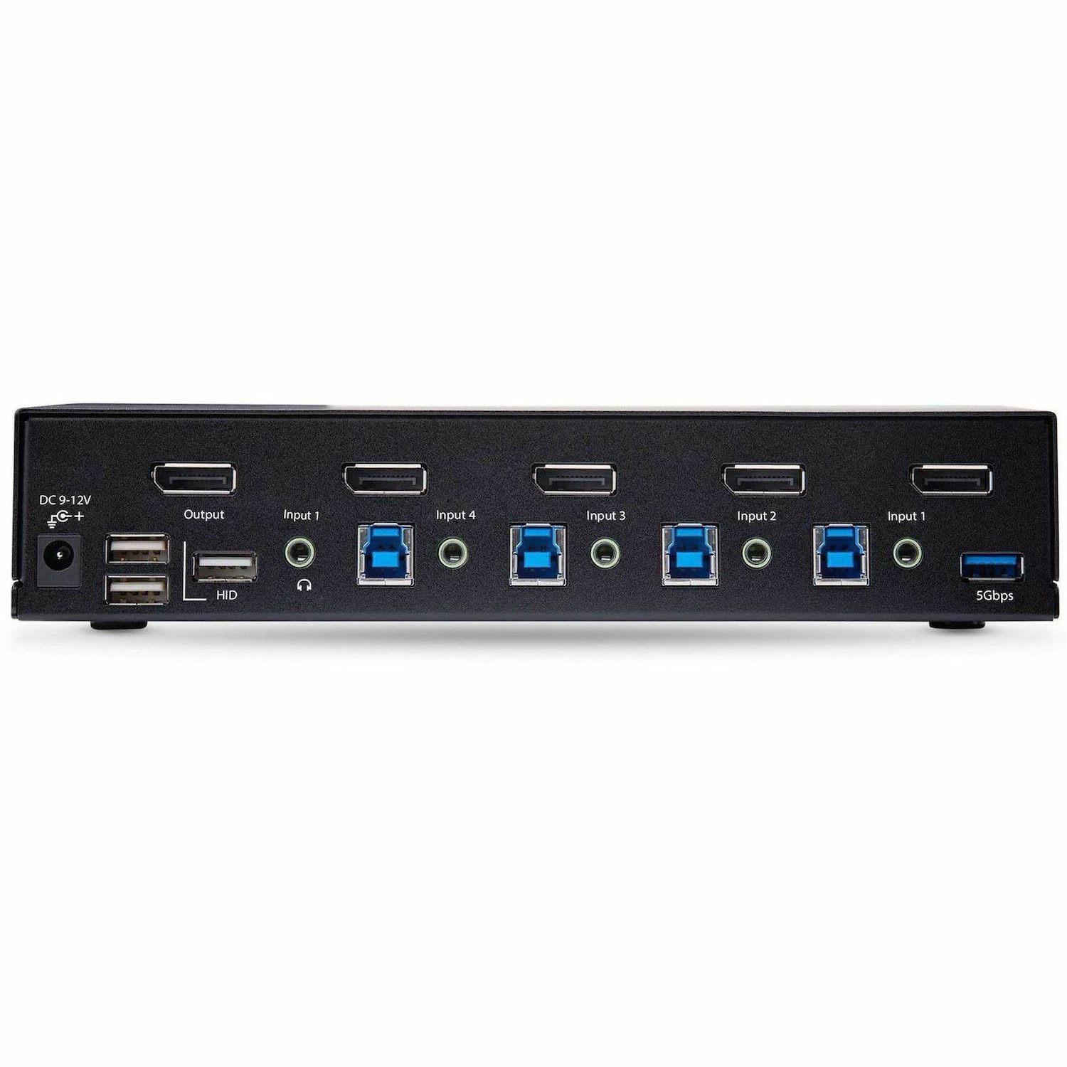 StarTech.com 4-Port DisplayPort 1.4 KVM Switch, 8K 60Hz / 4K 144Hz, 2x USB 3.0 Ports, 4x USB 2.0 Ports, Hotkey Switching, TAA Compliant