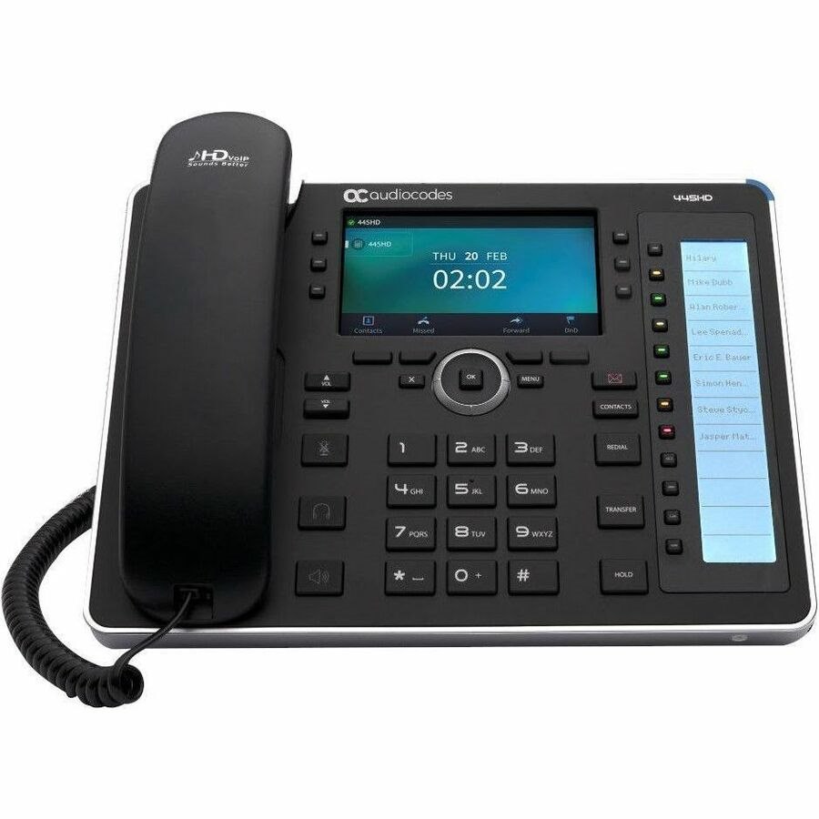 AudioCodes IP Phone - Cordless - Cordless - Bluetooth - Black