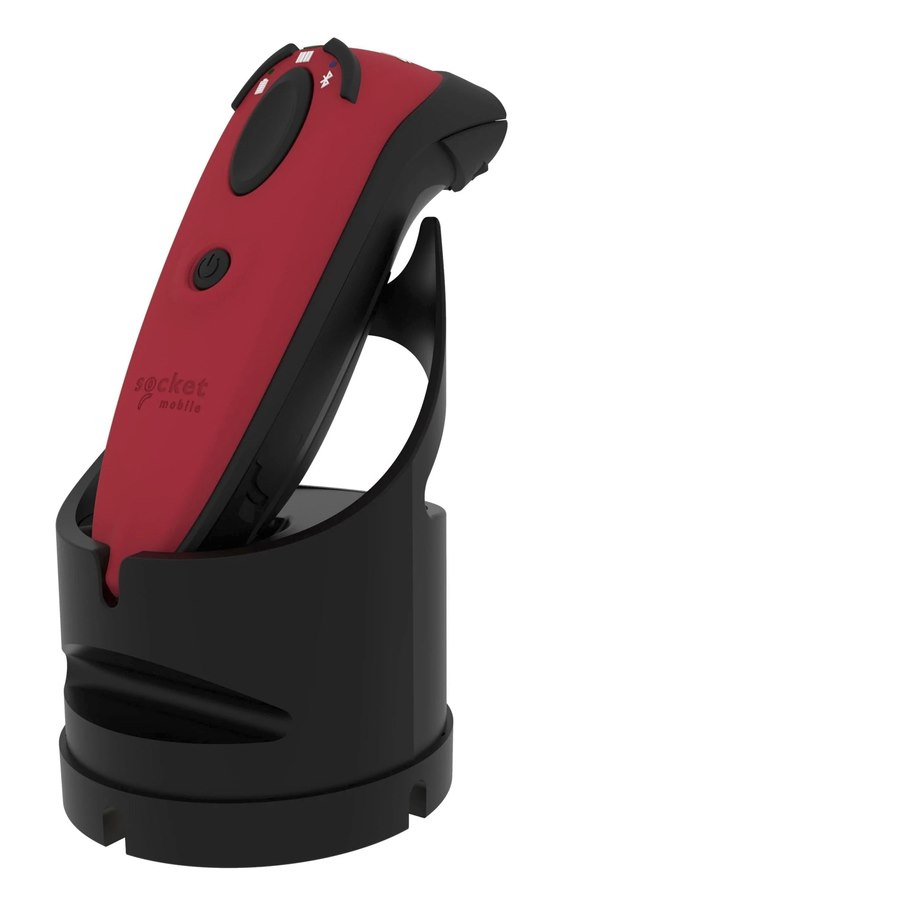 Socket Mobile DuraScan D720 Rugged Warehouse, Manufacturing Handheld Barcode Scanner - Wireless Connectivity - Red