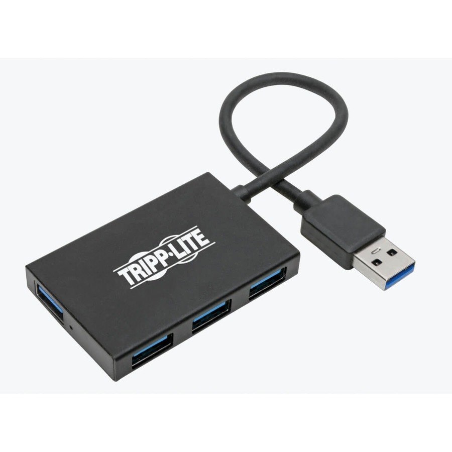 Tripp Lite by Eaton 4-Port Slim Portable USB-A Hub - USB 3.x (5Gbps), Aluminum Housing