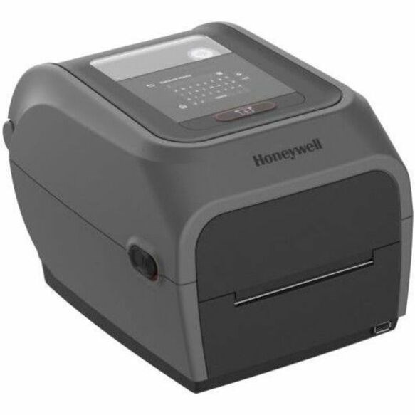 Honeywell PC45T Desktop, Packaging Label Thermal Transfer Printer - Monochrome - Label Print - Fast Ethernet - USB - USB Host - Serial - Bluetooth - Wireless LAN - RFID - With Cutter