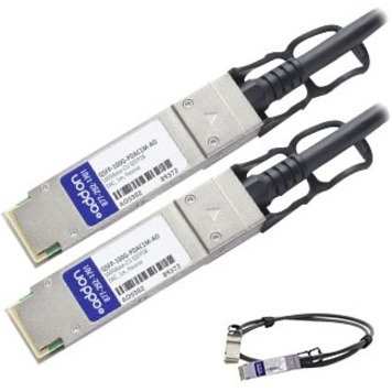 AddOn MSA and TAA Compliant 100GBase-CU QSFP28 to QSFP28 Direct Attach Cable (Passive Twinax, 1m)