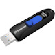 Transcend JetFlash 790 64 GB USB 3.0 Flash Drive - Black, Blue
