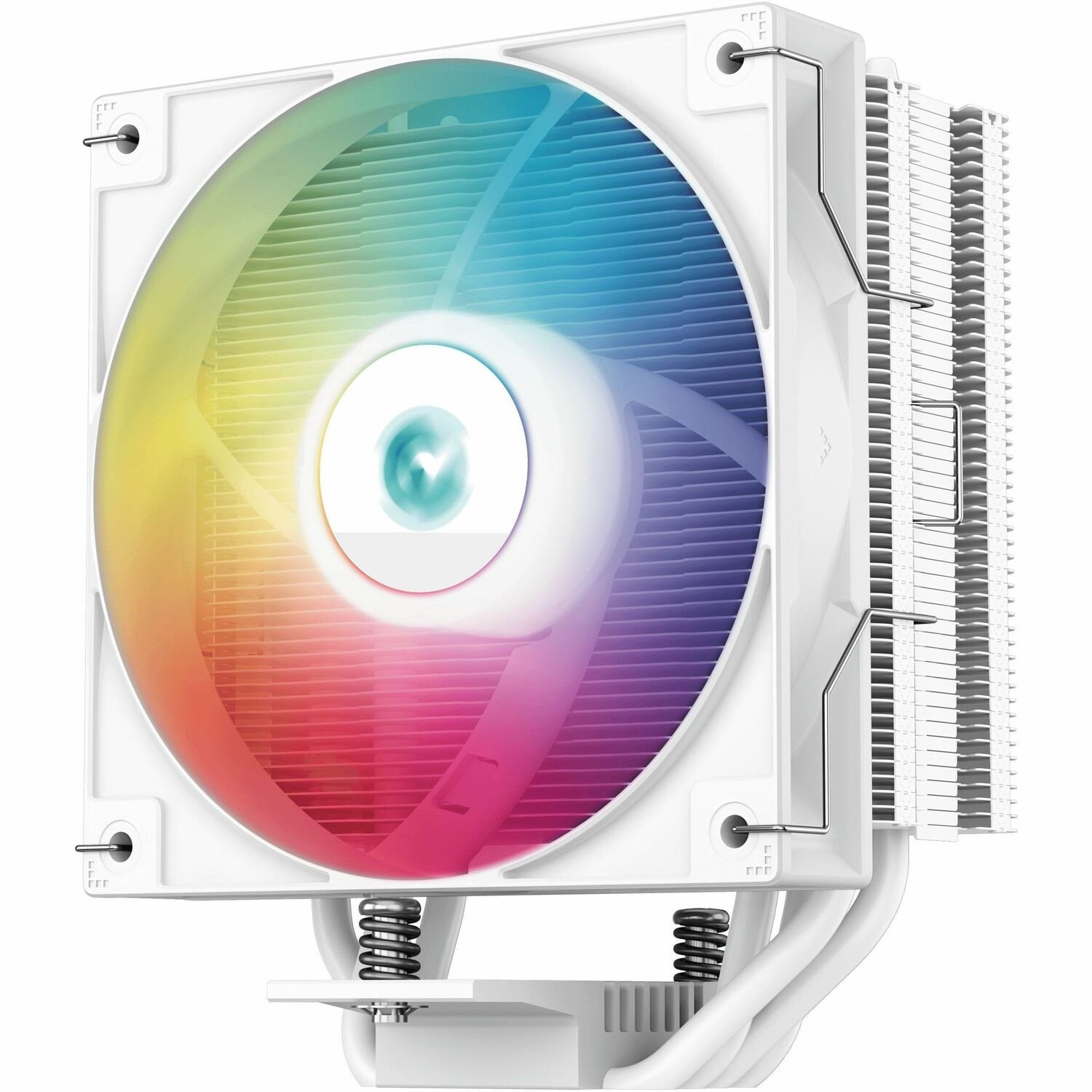 Deepcool Ag400 BK Argb Single-Tower Cpu Cooler, 120MM Static Argb Fan, White