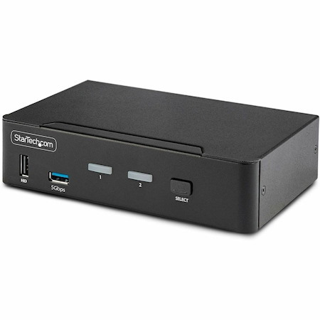 StarTech.com 2-Port USB 3.2 Gen 1 KVM Switch - DisplayPort - 8K 60Hz