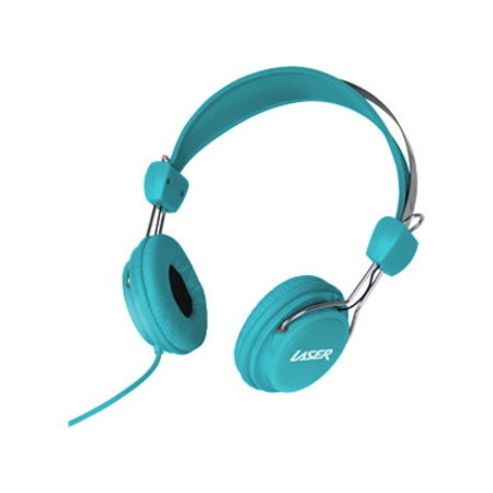 LASER Wired Over-the-head Binaural Stereo Headphone - Blue - 1