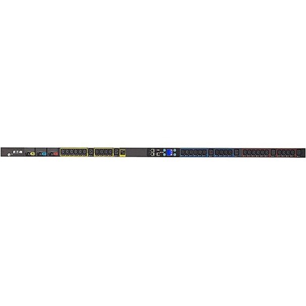 Eaton Metered Input rack PDU, 0U, 309-360P6W input, 11.5 kW max, 200-240V, 48A, 6 ft cord, Single-phase, Outlets: (30) C13 Outlet grip, (6) C19 Outlet grip