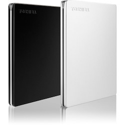 Toshiba Canvio Slim HDTD320XK3EA 2 TB Portable Hard Drive - External - Black