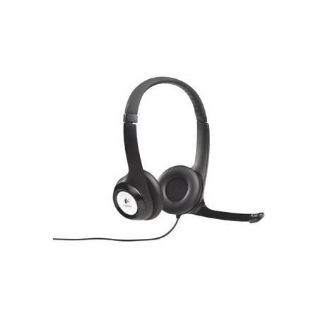 Logitech H390 Wired Over-the-head Stereo Headset - Black/Silver