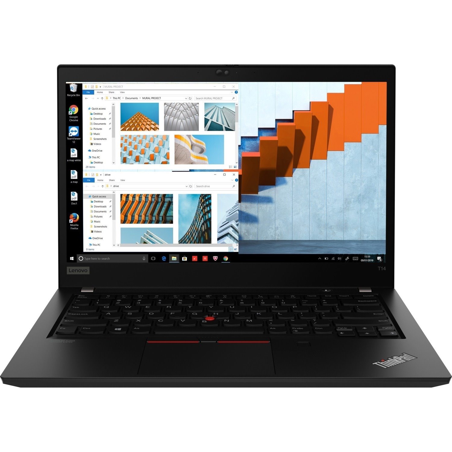 Lenovo ThinkPad T14 Gen 2 20W0008WUS 14" Notebook - Full HD - 1920 x 1080 - Intel Core i5 11th Gen i5-1145G7 Quad-core (4 Core) 2.60 GHz - 16 GB Total RAM - 256 GB SSD - Black