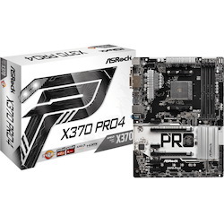 ASRock X370 Pro4 Desktop Motherboard - AMD X370 Chipset - Socket AM4 - ATX