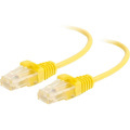 C2G 10ft Cat6 Ethernet Cable - Slim - Snagless Unshielded (UTP) - Yellow