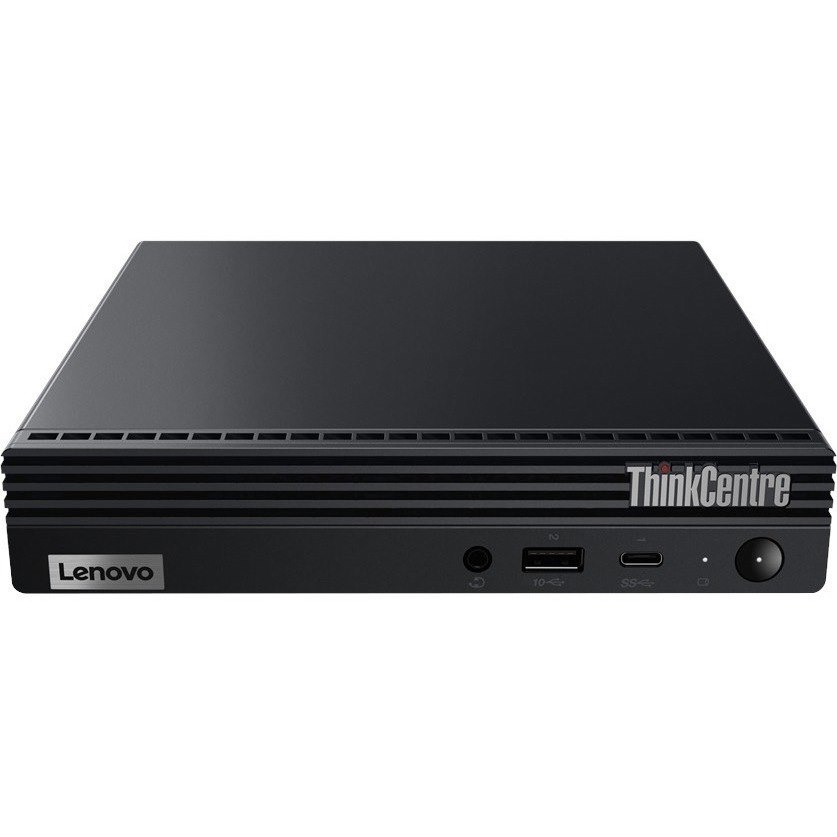 Lenovo ThinkCentre M60e 11LV008RUS Desktop Computer - Intel Core i5 10th Gen i5-1035G1 Quad-core (4 Core) 1 GHz - 16 GB RAM DDR4 SDRAM - 256 GB M.2 PCI Express NVMe 3.0 x4 SSD - Tiny - Black