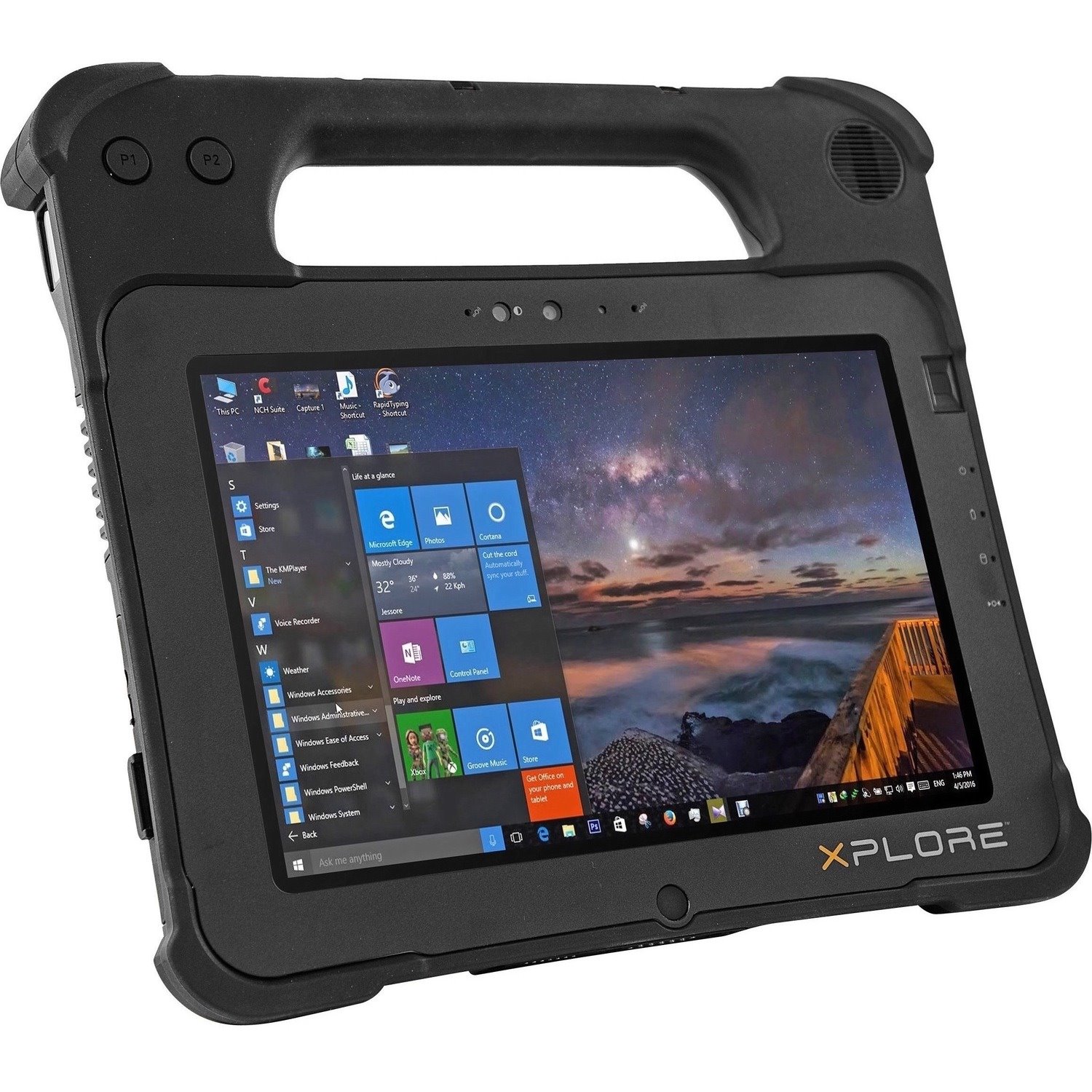 Xplore XPAD L10 Tablet - 10.1" - Octa-core (8 Core) 2.20 GHz - 8 GB RAM - 128 GB Storage - Android 8.1 Oreo - 4G