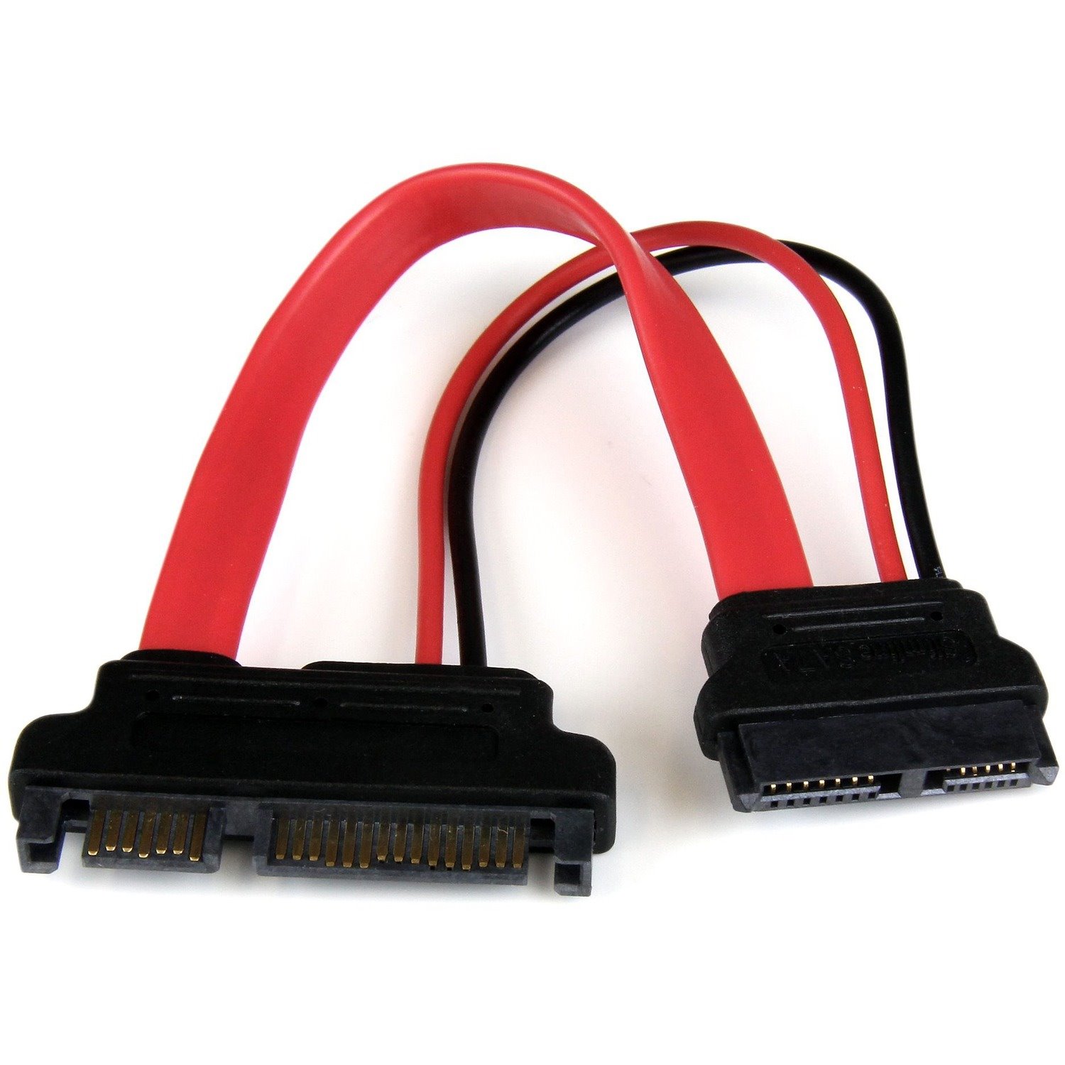 StarTech.com 6in Slimline SATA to SATA Adapter with Power - F/M