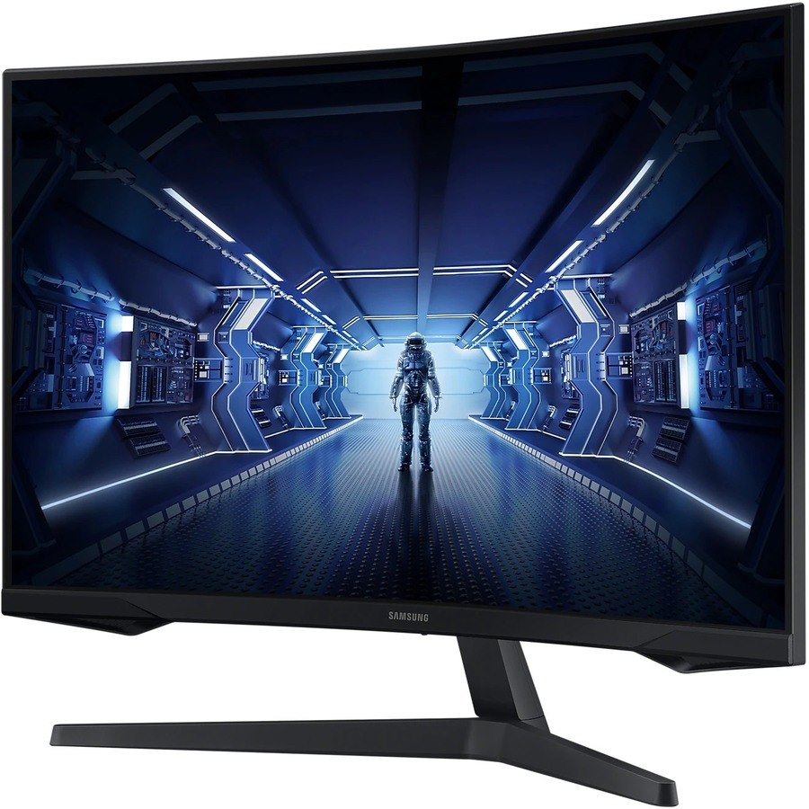 Samsung Odyssey G5 C27G55TQBU 27" Class WQHD Curved Screen Gaming LCD Monitor - 16:9 - Black