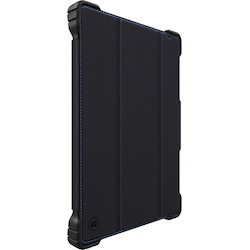 Gumdrop Hideaway Folio Rugged Carrying Case (Folio) for 10.2" iPad (8th Generation), iPad (7th Generation) Tablet - Black