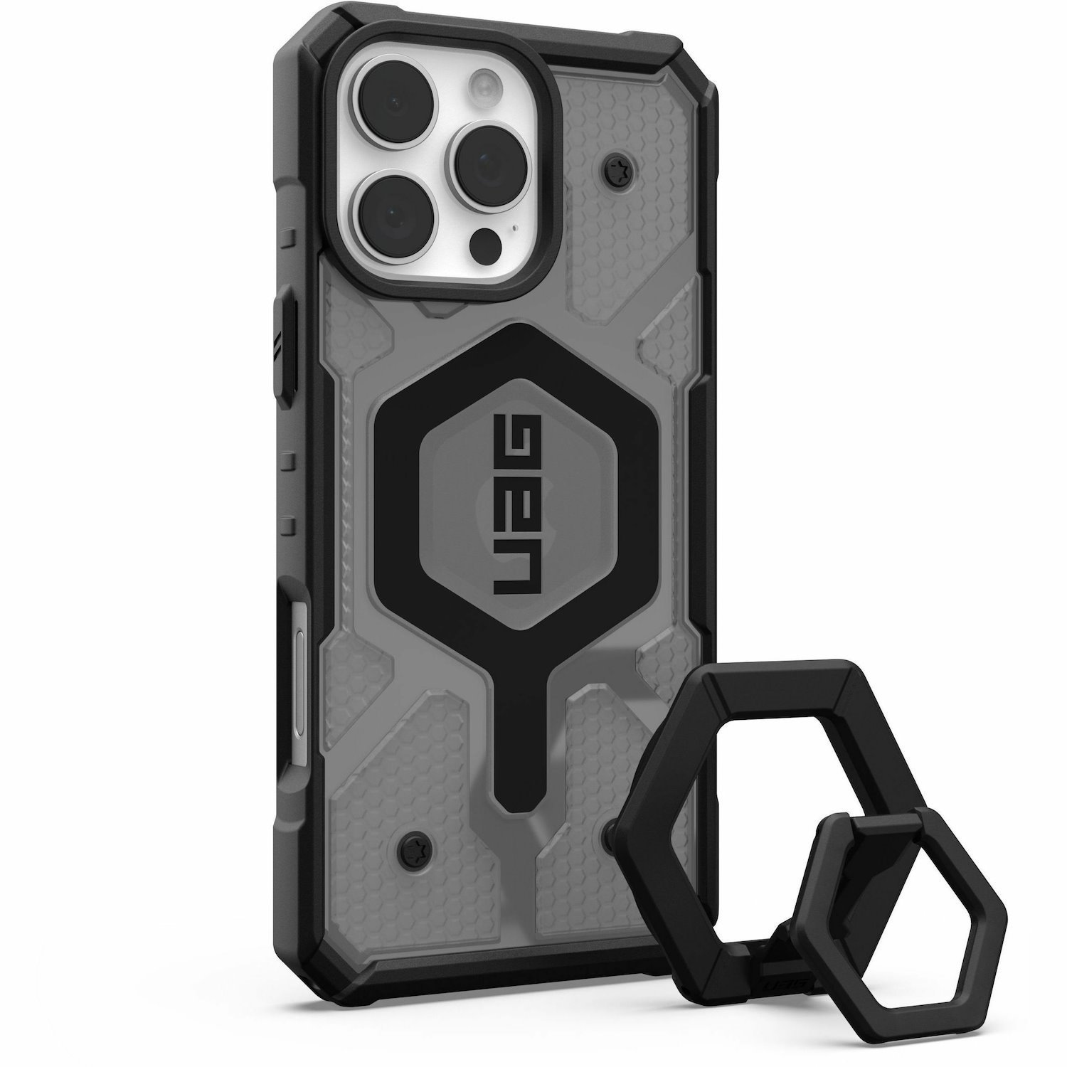 Urban Armor Gear Case+Accs Bundle Iphone 16 Pro Max Ash