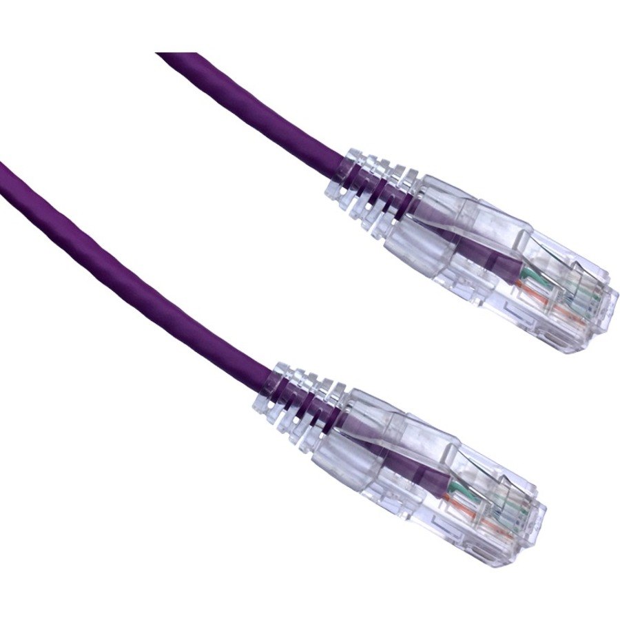 Axiom 20FT CAT6 BENDnFLEX Ultra-Thin Snagless Patch Cable 550mhz (Purple)