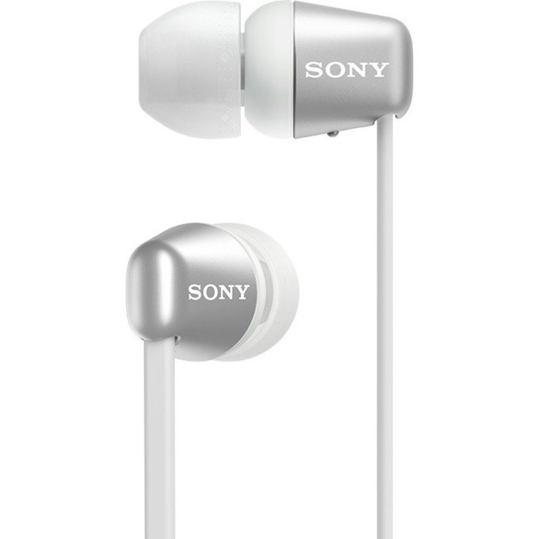 Sony WI-C310 Wireless Behind-the-neck, Earbud Stereo Earset - White