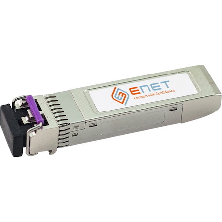 ENET Ruckus (Formerly Brocade) Compatible E1MG-BXD-120K TAA Compliant Functionally Identical 1000BASE-BX Bi-Di SFP 1570nm TX/1510nm RX 120km w/DOM Single-mode Simplex LC