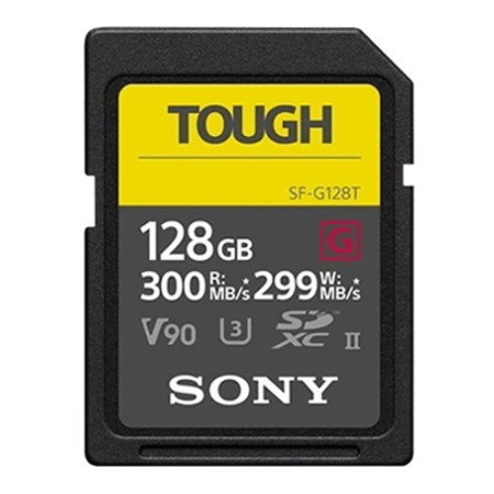Sony Pro TOUGH SF-G128T 128 GB Class 10/UHS-II (U3) V90 SDXC - 1 Pack