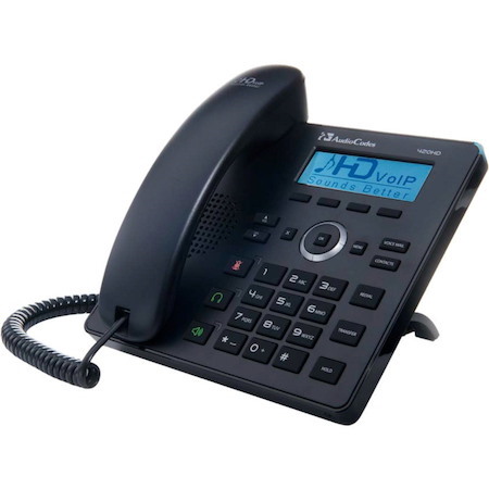AudioCodes 420HD IP Phone - Corded - Black