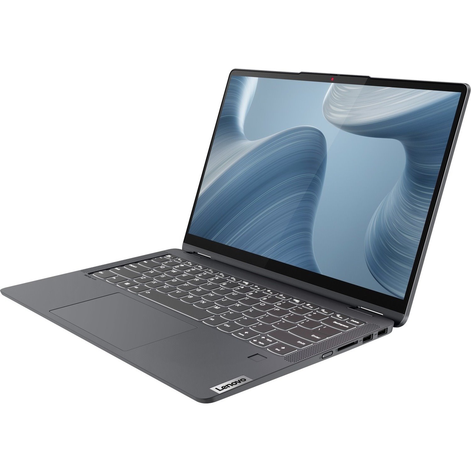 Lenovo IdeaPad Flex 5 14IAU7 82R70000US 14" Touchscreen Convertible 2 in 1 Notebook - 2.8K - Intel Core i7 12th Gen i7-1255U - 16 GB - 512 GB SSD - Storm Gray