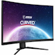 MSI MAG325CQRXF 32" Class WQHD Curved Screen Gaming LCD Monitor - 16:9 - Metallic Black