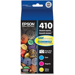 Epson DURABrite Ultra 410 Original Standard Yield Inkjet Ink Cartridge - Photo Black, Cyan, Magenta, Yellow Pack