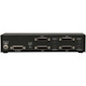 Tripp Lite by Eaton 4-Port DVI Splitter with Audio and Signal Booster - Single-Link DVI-I, 1920 x 1200 (1080p) @ 60 Hz, TAA
