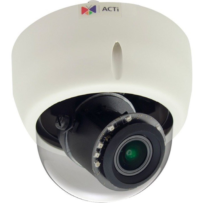 ACTi E618 3 Megapixel HD Network Camera - Color, Monochrome - Dome