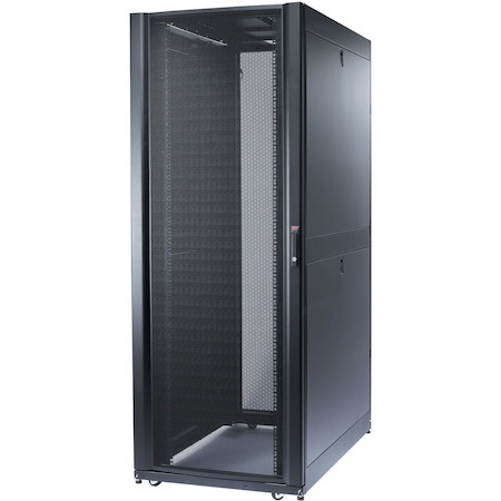 APC by Schneider Electric NetShelter SX 42U Floor Standing Enclosed Cabinet Rack Cabinet for Blade Server - 482.60 mm Rack Width - Black