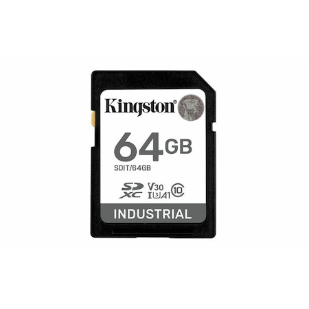 Kingston Industrial 64 GB Class 10/UHS-I (U3) V30 SDXC