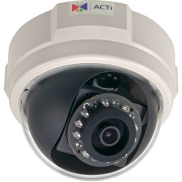 ACTi E56 3 Megapixel Indoor HD Network Camera - Color, Monochrome - Dome