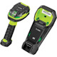 Zebra LI3608-SR Handheld Barcode Scanner - Cable Connectivity - Industrial Green, Black