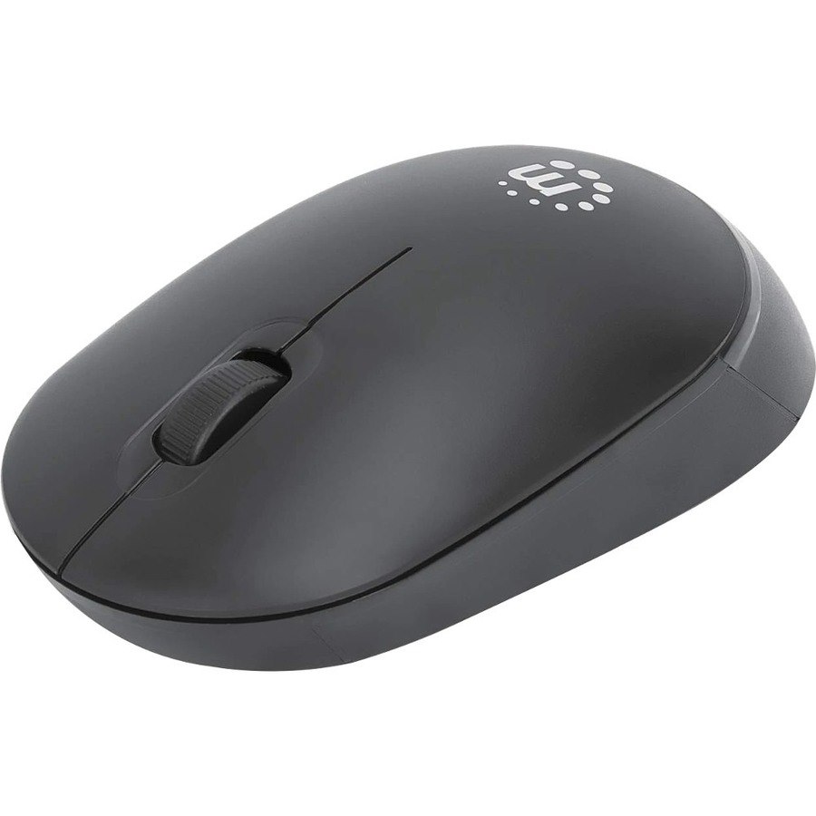 Manhattan Performance III Full-size Mouse - Radio Frequency - USB Type A - Optical - 3 Button(s) - Black