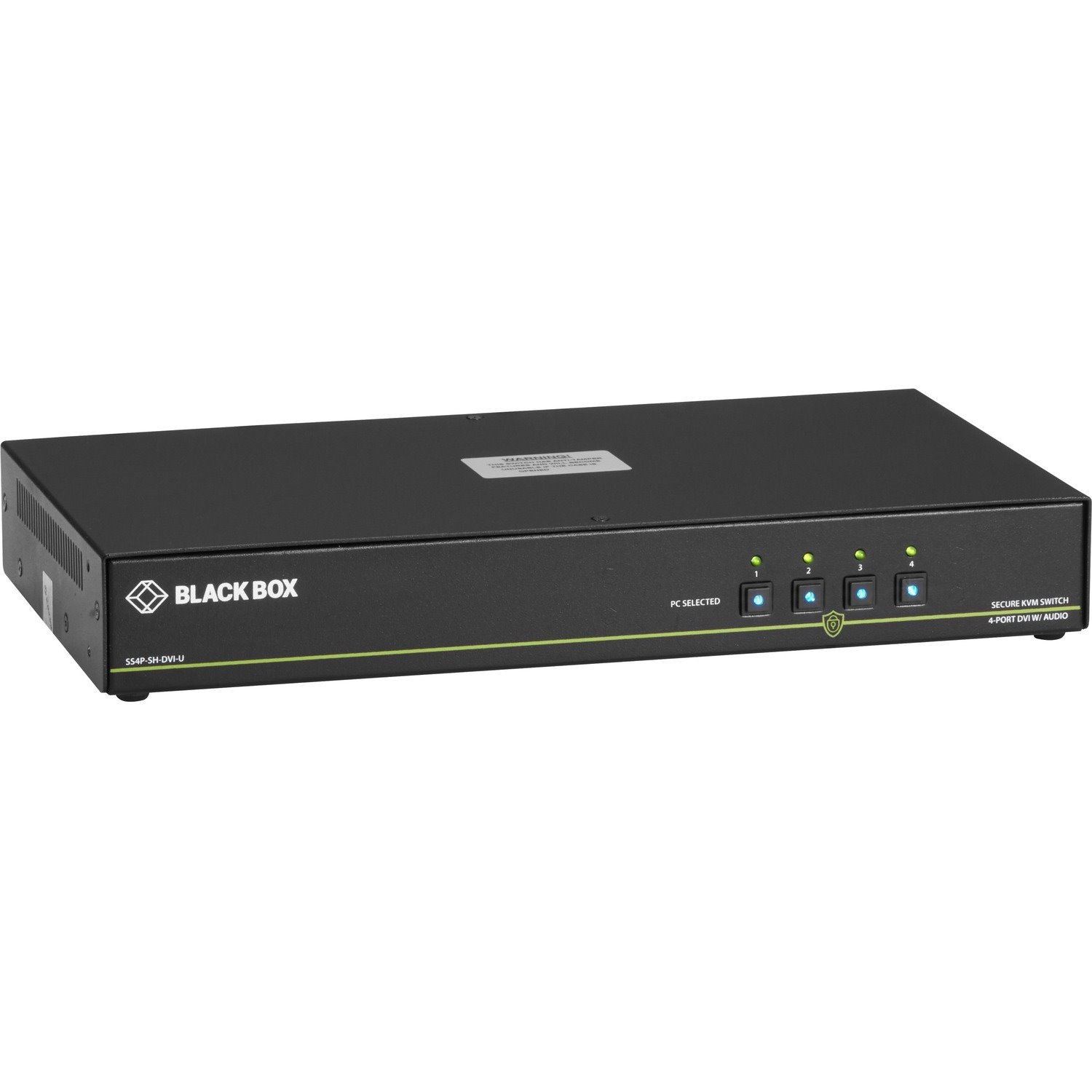 Black Box NIAP 3.0 Secure 4-Port Single-Head DVI-I KVM Switch