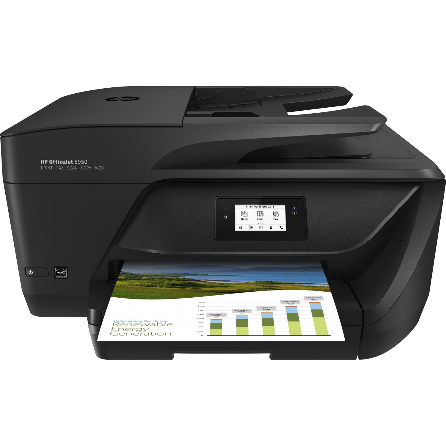 HP Officejet 6950 Wireless Inkjet Multifunction Printer - Colour