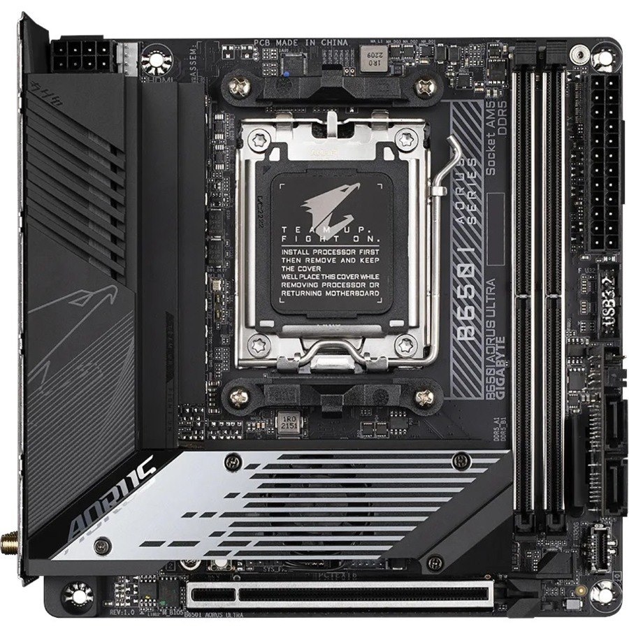 Aorus B650I ULTRA Gaming Desktop Motherboard - AMD B650 Chipset - Socket AM5 - Mini ITX