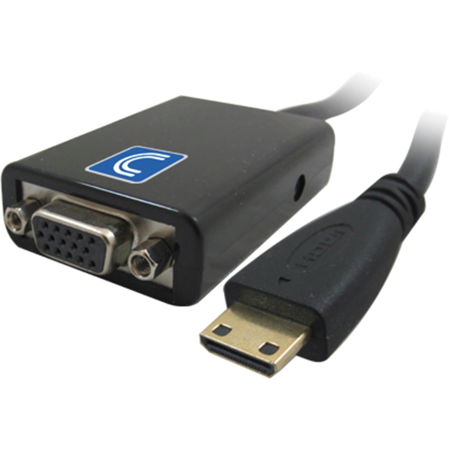 Comprehensive HDMI C Male to VGA Female with Audio Converter Dongle Adapter