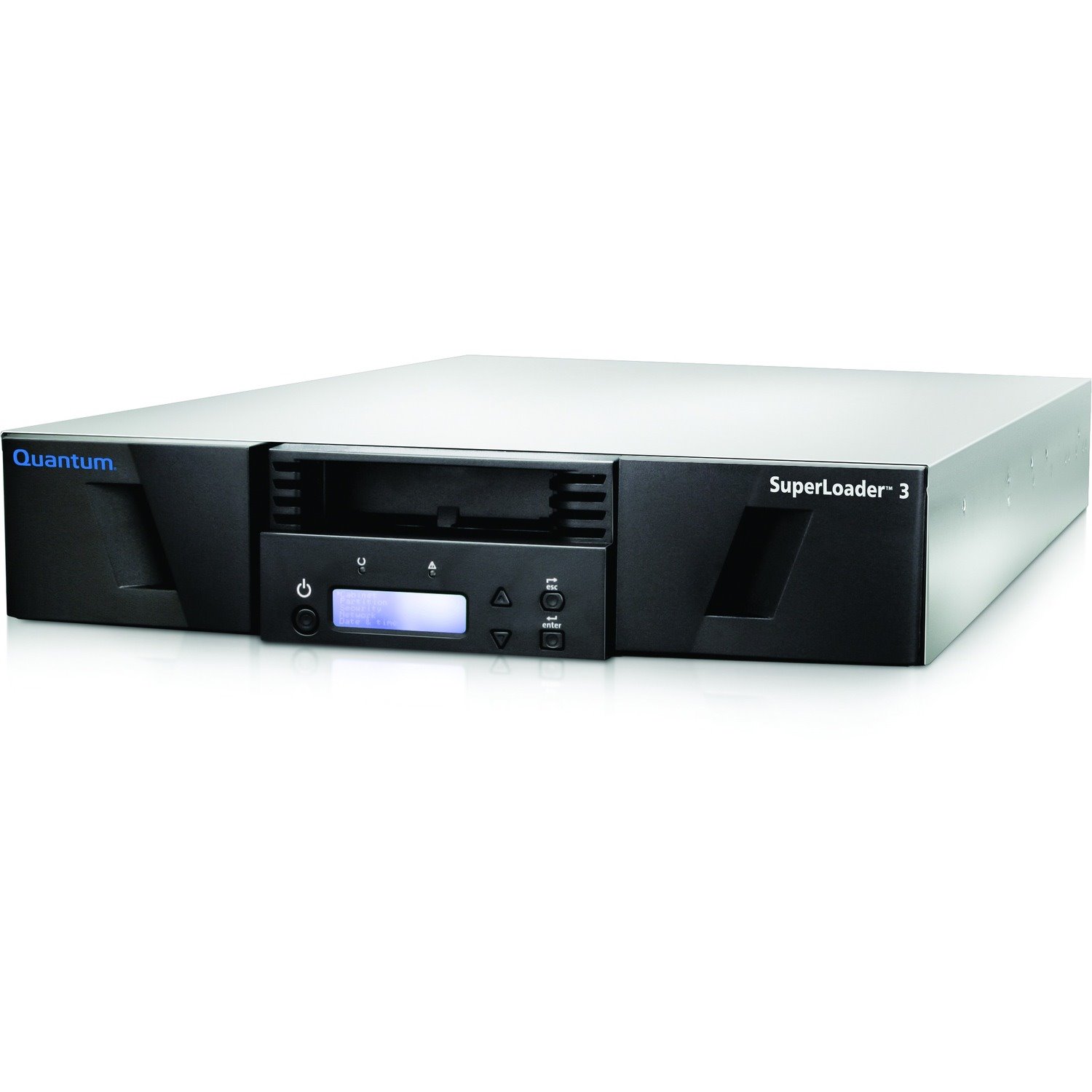 Quantum SuperLoader 3 Tape Autoloader - 1 x Drive/16 x Cartridge Slot - LTO-6 - 2U - Rack-mountable