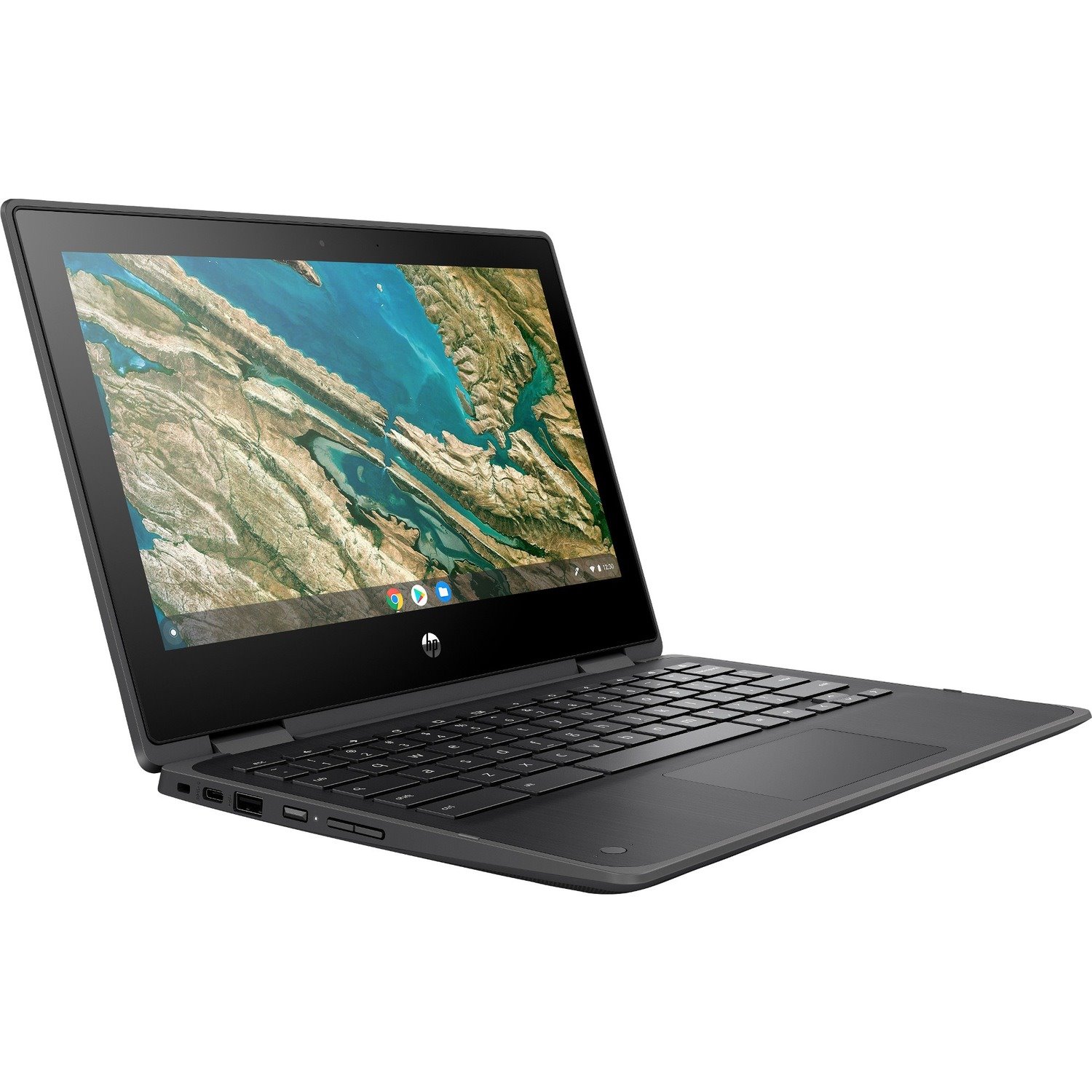 HP Chromebook x360 11 G3 EE 11.6" Touchscreen Convertible 2 in 1 Chromebook - HD - Intel Celeron N4020 - 4 GB - 32 GB Flash Memory - English Keyboard - Chalkboard Gray