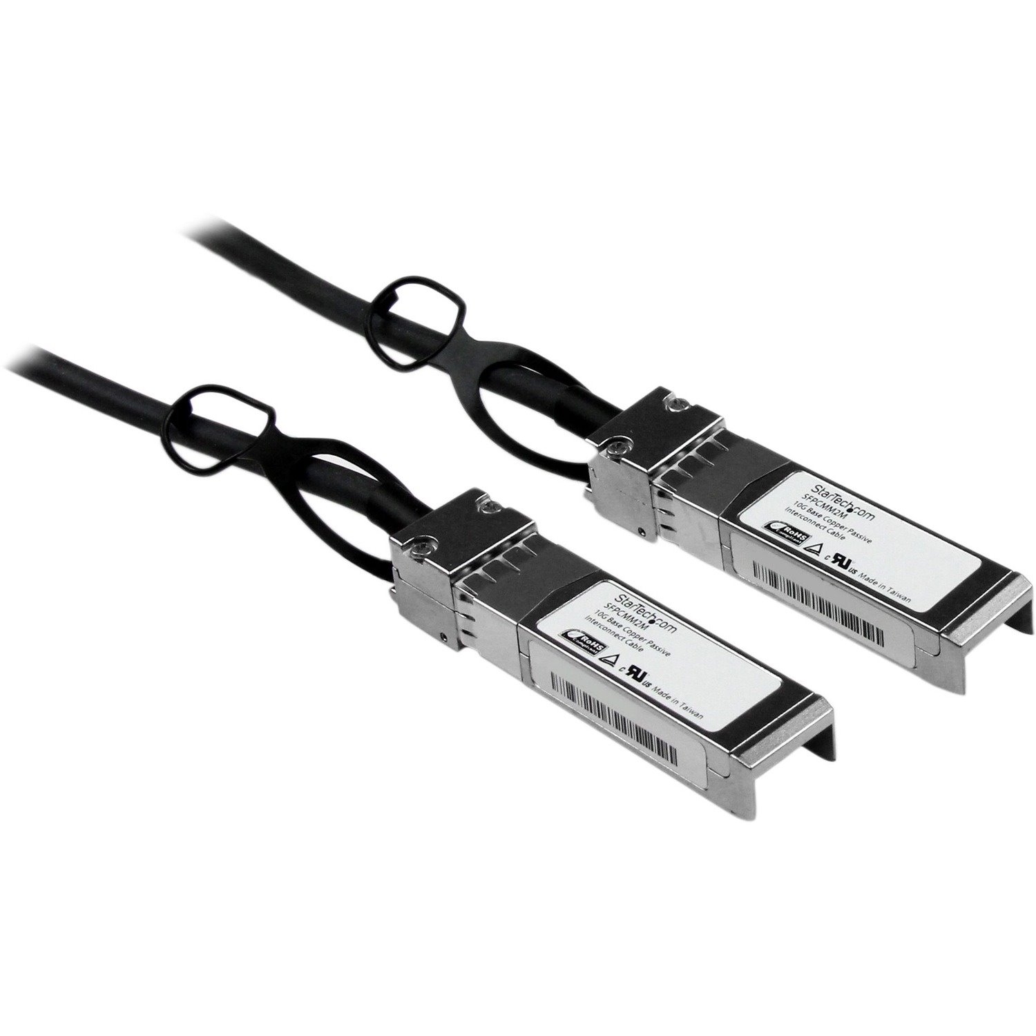 StarTech.com 2m 10G SFP+ to SFP+ Direct Attach Cable for Cisco SFP-H10GB-CU2M - 10GbE SFP+ Copper DAC 10 Gbps Passive Twinax