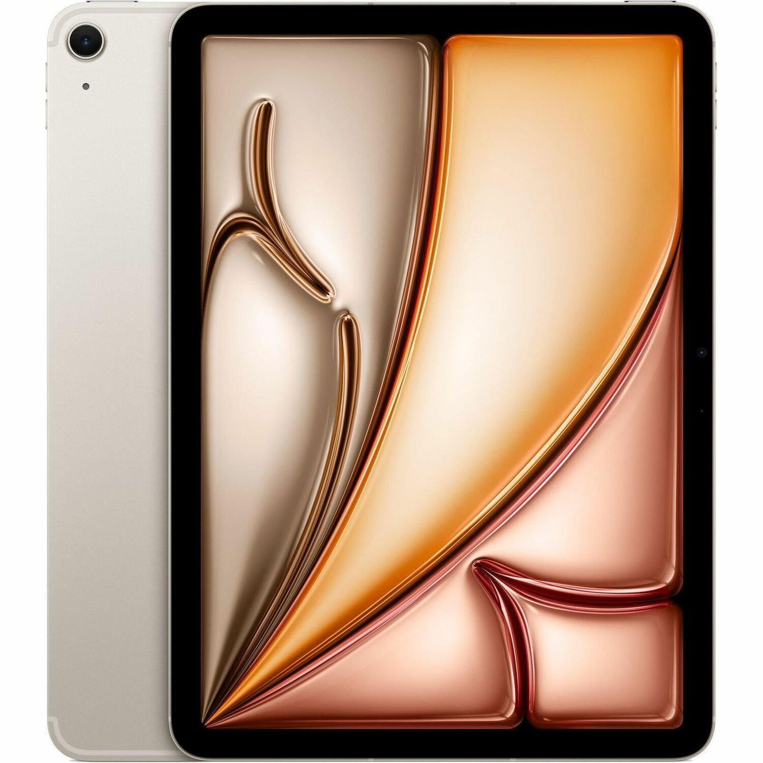 Apple iPad Air (6th Generation) A2899 Tablet - 27.9 cm (11") - Apple M2 - 8 GB - 128 GB Storage - 5G - Starlight