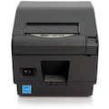 Star Micronics TSP700II Thermal Receipt and Label Printer, Ethernet, CloudPRNT, WLAN, USB, Two Peripheral USB - Cutter, External Power Supply Needed, Gray